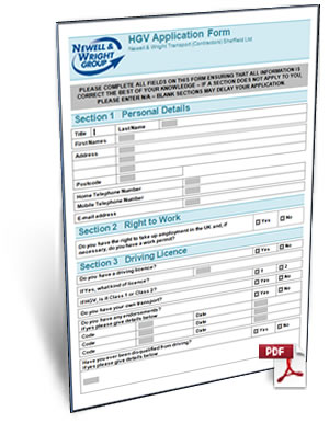 Drivers Application Form